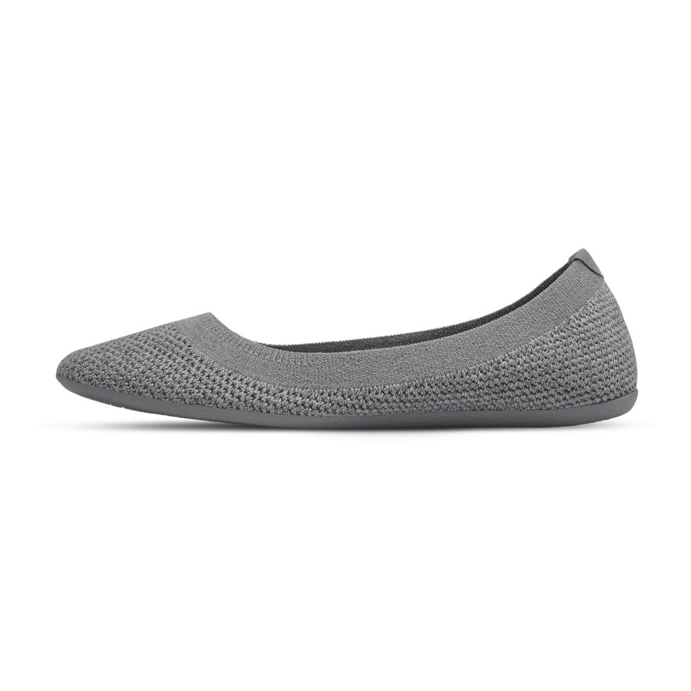 Allbirds Women\'s Tree Breezers - Flats Dark Grey - VQH089564